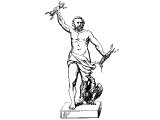 Roman statue of Jupiter Olympus. Antiochus Epiphanes dedicated the Jerusalem Temple to him - perhaps alluded to in Dan.11.31, 12.11